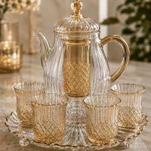 Aurora Glass Tea Ensemble