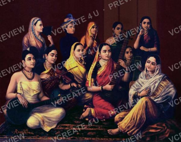 Galaxy of Musicians — Raja Ravi Varma