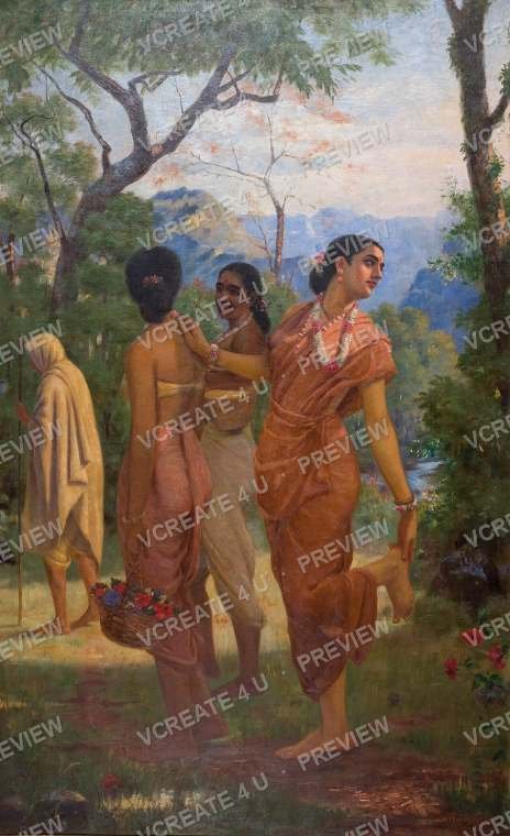 Shakuntala — Raja Ravi Varma