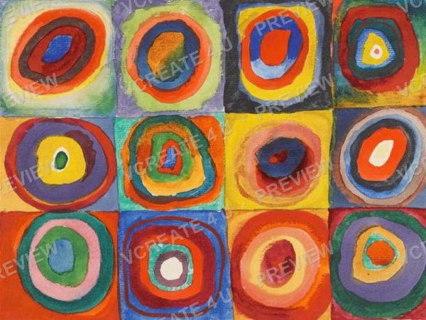Squares with Concentric Circles — Kandinsky