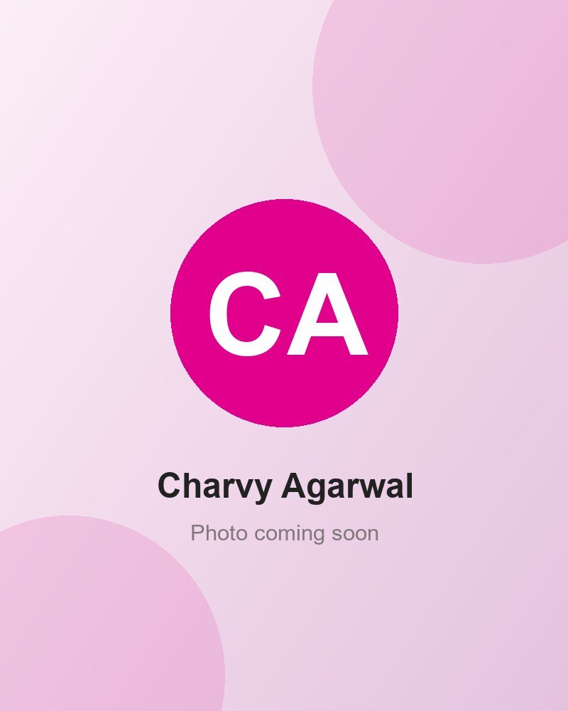 Ms. Charvy Agarwal, Managing Director